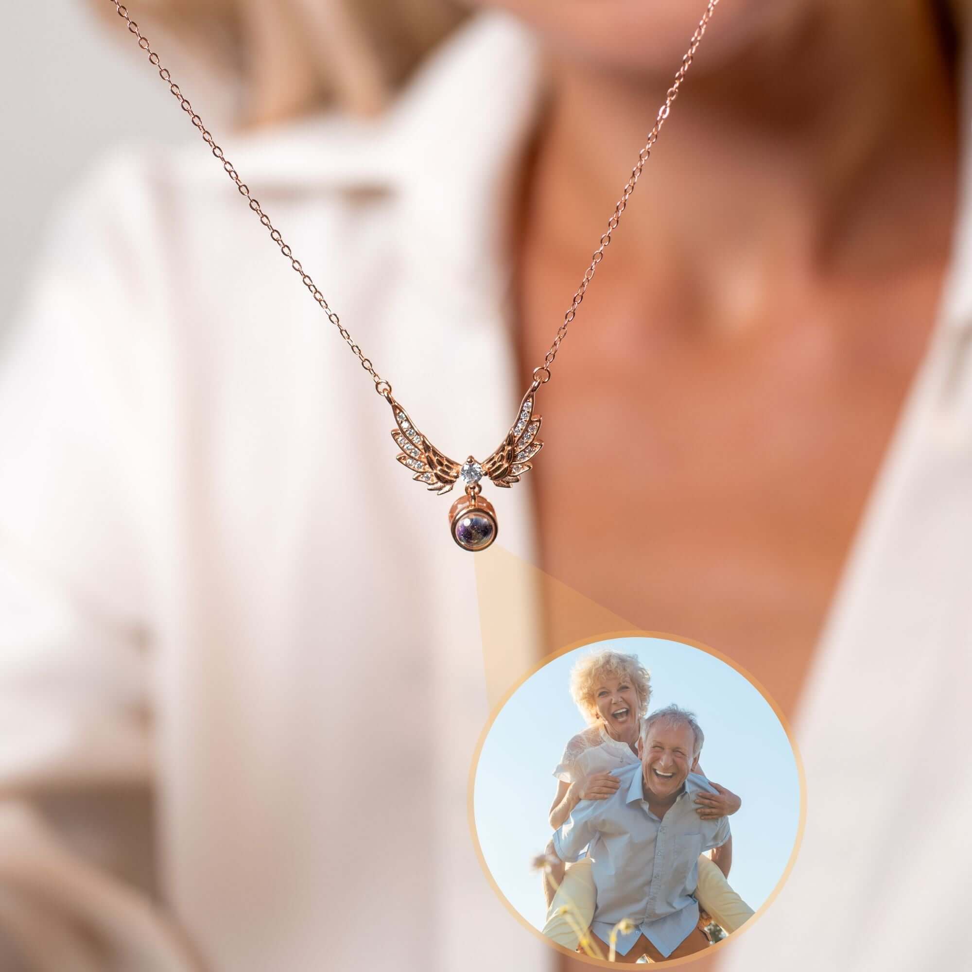 Wings Photo Necklace - Image 9